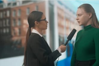 film and edit street interview videos for your brand