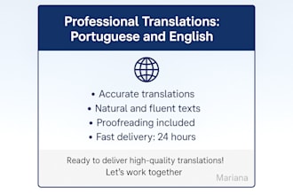translate english document to portuguese fast in 24 hours