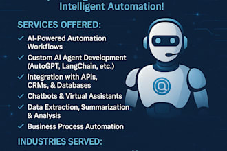 build ai agents to automate your business tasks