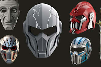 do 3d anime cosplay 3d sword cosplay accessories 3d armor 3d helmet 3d mask stl
