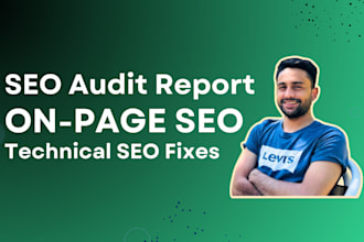 do on page seo, site audit report, technical audit fixes for wordpress, shopify