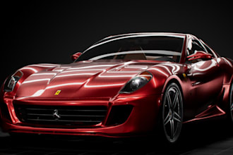 build 3d realistic suv vehicles with solely dynamic lighting,ferrari,ue5 car mod
