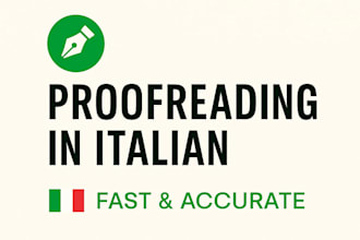 edit and correct your italian texts for travel blogs, guides and more