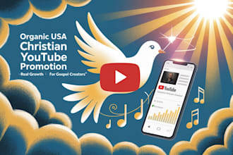 do organic USA christian youtube promotion gospel music monetization
