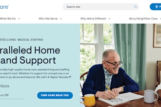 home care website, medical, senior care website, healthcare website