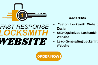 design stunning locksmith, home security, cyber security website security alarm
