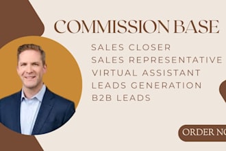sales closer sales representative virtual assistant b2b leads