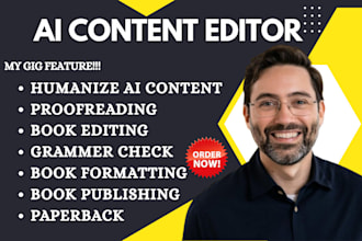 manually edit, rewrite, and humanize ai content, amazon kdp formatting