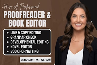 be your book editor proofread line editing and formatting