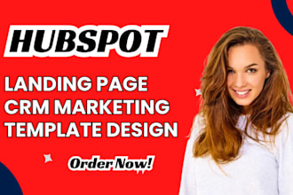 get hubspot CRM hubspot landing page  hubspot expert template sales automation