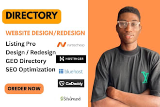 build directory listing website using hivepress geodirectory listingpro wix