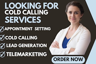 do b2b lead generation, cold calling, virtual assistant, appointment setting