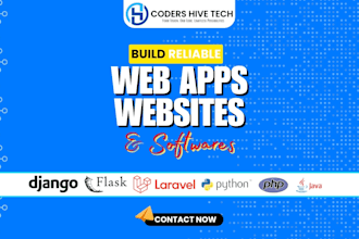 do website development, ai chatbots, full stack development, python django