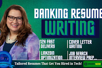 write sales resume, tech sales, banking, finance accounting,