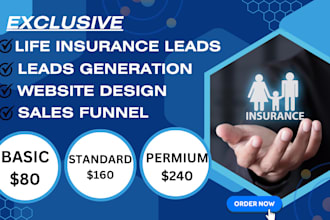 generate medicare life insurance health insurance home care insurance leads