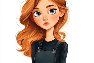 design a unique cartoon character