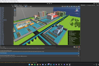build 2d 3d unity game in multiplayer game for PC, web, mobile game development