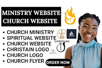 build or redesign church website ministry website christain website church web