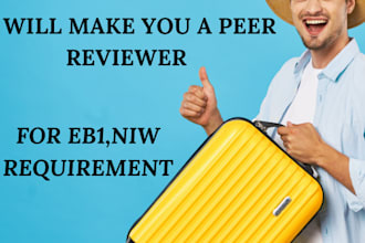 write and publish peer review article and citation for eb1a, eb1 niw requirement