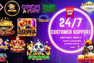 manage your gameroom customer service with 24 hours support