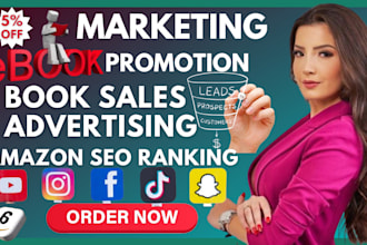 do ebook tiktok marketing booktok promotion seo book and ebook ppc ads promotion
