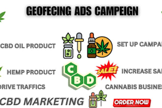 create and manage geofencing ads to promote your cbd and cannabis products sales
