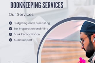 bookkeeping clean up, setup, reconciliation, categorization