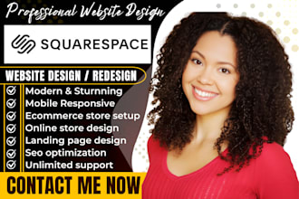 build squarespace website redesign squarespace website design framer website SEO