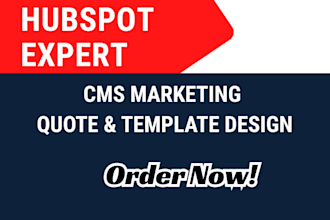 develop custom hubspot quote template hubspot blog hubspot landing page hubspot