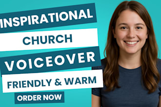 warm christian female voice over for sermons bible stories audiobooks