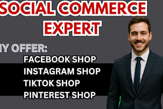 social commerce expert tiktok facebook instagram shop setup and optimization