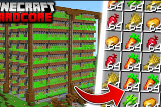 create any automatic minecraft farm for java and bedrock