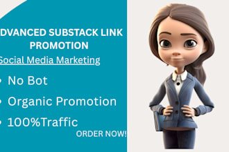 do organic substack promotion, substack page link promotion to active audience