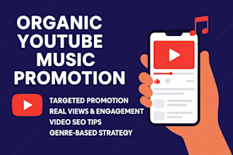 do organic youtube music video promotion and channel shoutout