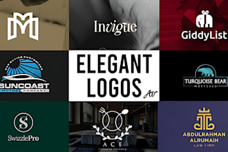 do professional initial letter monogram or emblem brand logo