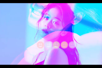create dreamy aesthetic glitch art portraits for your social media or alb