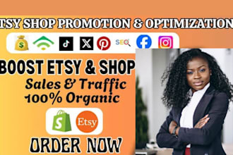 boost etsy shop promotion tiktok etsy sales marketing
