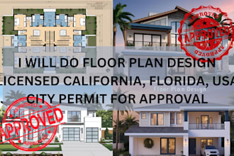 do floor plan design florida licensed california usa city permit for approval