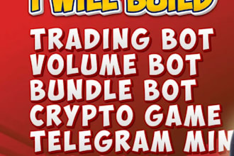 build pump fun, trading volume, bundle bot, crypto game, telegram mini app