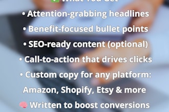 write high converting ad copy for your product or service