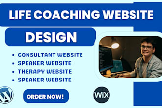 design premium coaching website for coach,consultant,speaker,trainer