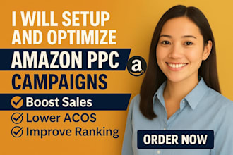 setup and optimize amazon ppc campaigns and amazon ads campaigns