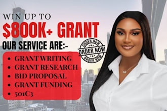 grant funding writing nonprofit grant proposal research 501c3 bid rfps