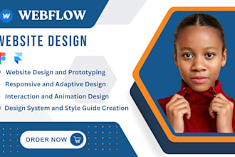 design and develop responsive webflow website from figma as a webflow expert