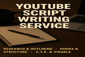 write script for youtube videos