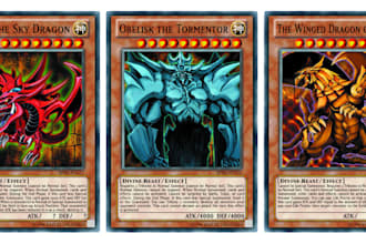 design trading card website yugioh store tcg ccg shopify website magic card shop