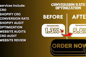 increase your shopify store cro shopfiy audit conversion rate