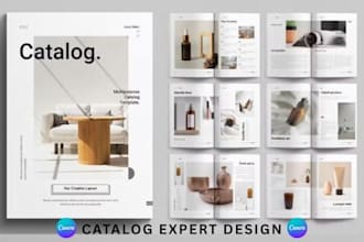 design editable ecommerce beauty, wellness sales products catalogue pdf, booklet