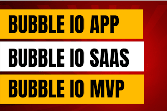 bubble io  developer bubble io app bubble saas bubble mvp