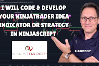 code your ninjatrader idea indicator or strategy in ninjascript